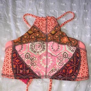 Multi colored bikini top